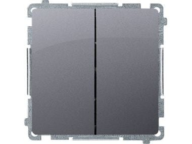 Kontakt-Simon BMW5.01/43, Muovi, Hopea, IP20, IP44, 250 V, 10 A, 75 mm