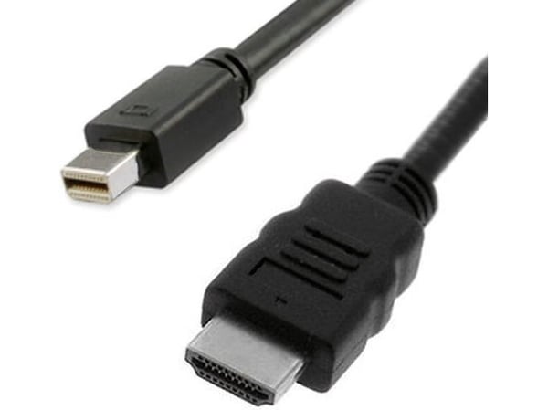 Value 11.99.5791, 2 m, Mini DisplayPort, Hankjønn, Hankjønn, Rett, Rett