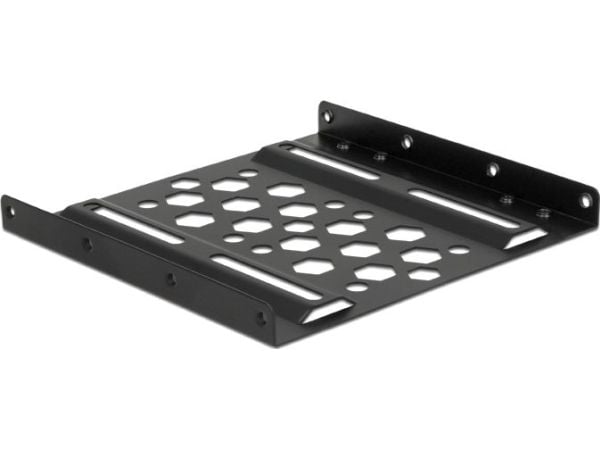 DeLOCK 21287, 8,89 cm (3.5"), Liitinpaneeli, Musta, 2.5", Alumiini, 98 mm