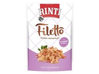 RINTI 95401, Voksen, Alle hunderaser, Kylling, Skinke, 100 g