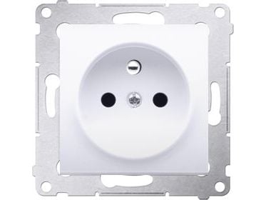 Kontakt-Simon DGZ1CZ.01/11, Valkoinen, Muovi, IP20, 250 V, 75 mm, 40 mm