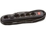 Bachmann Smart, 4 AC-pistorasia(a), 16 A, 3680 W, Musta, 1,5 m, 288 mm
