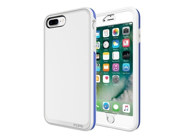 Incipio PERFORMANCE MAX - Beskyttelsesboks for mobiltelefon - robust - hvit, blå