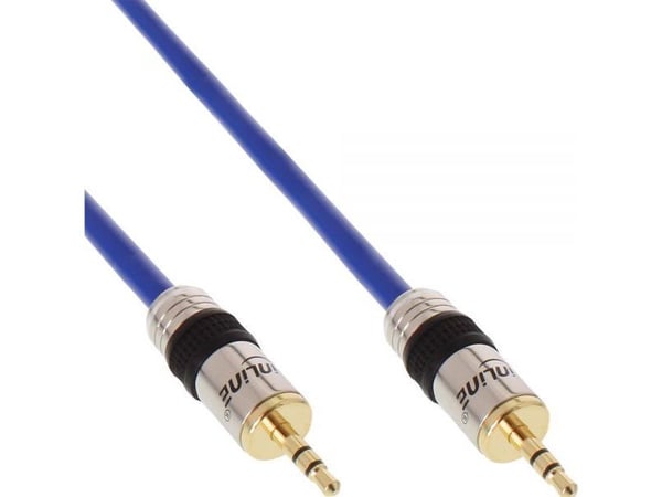 InLine 4043718117826, 3.5mm, Hankjønn, 3.5mm, Hankjønn, 7 m, Blå