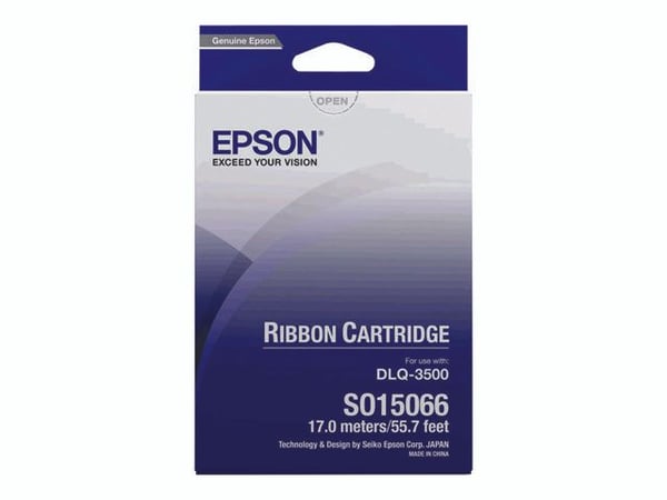Epson - Svart - 16.75 m - stoffbånd for skriver - for DLQ 3000, 3000+, 3500, 3500II, 3500IIN