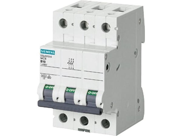 Siemens 5SL6316-6, Pienoiskatkaisija, Tyyppi B, 6000 A, IP20, 400 V