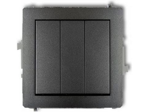 Karlik 11DWP-7, tasokytkin, grafiitti, IP20, 250 V, 10 A