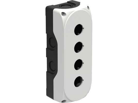 Lovato Electric kapsling för dosa 4 hål 22mm vit IP67 (LPZP4A8)