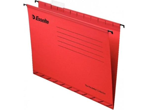 Saranoitu kansio Esselte Classic A4 punainen/25