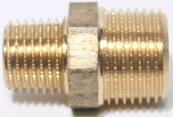 Viega brystnippel 3/4" x 1/2" rødgods