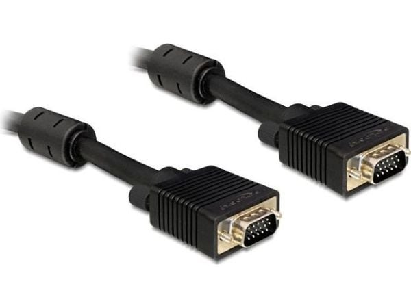 Delock - VGA-kabel - HD-15 (VGA) (hann) til HD-15 (VGA) (hann) - 10 m