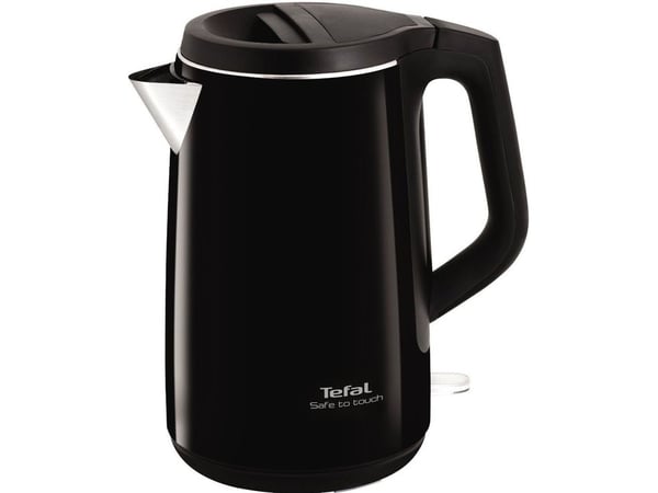 Tefal KO3718, 1,5 l, 2400 W, Svart, Rostfritt stål, Vattennivå indikator, Sladdlös, Hålla sig varm funktion
