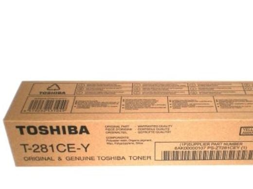 TOSHIBA väriaine keltainen T281CEY