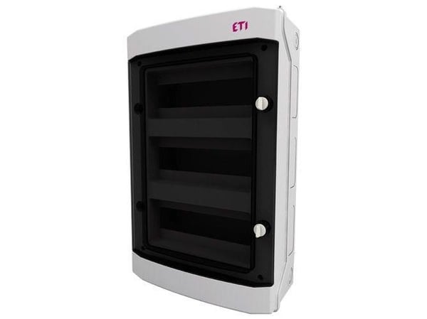 PV 3x12 pinta-asennettava / läpinäkyvä / UV 1500V DC IP65 ECH-36PT-s DIDO 001101080 modulaarinen kytkintaulu