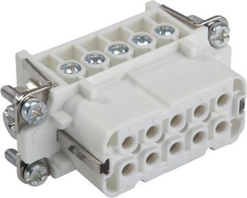 Lapp 10441100, Pin-kontakt, Rett, Hunkjønn, 400 V, Grå, 1 stykker