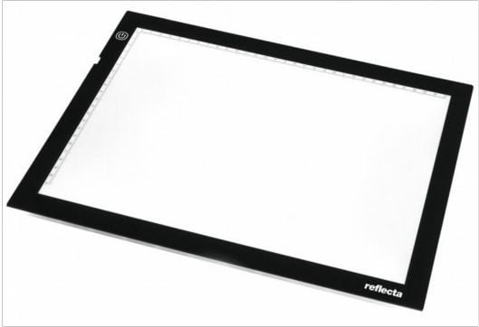 Reflecta LED Light Pad A3 Super Slim, Enkel bilderamme, Sort, 44 x 29 cm, Rektangulær, LED, DC