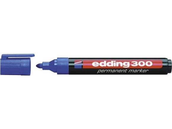 Marker Edding® 300 blå 1.5-3.0 mm (stk.)