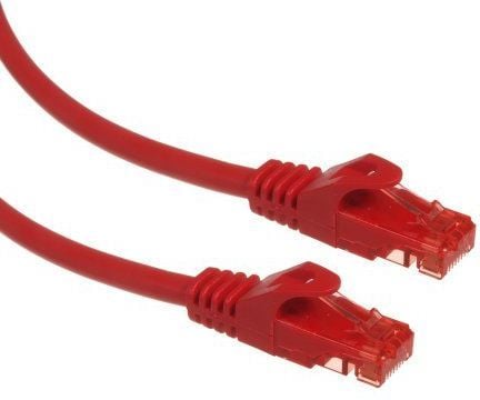 Maclean MCTV-303 R, 3 m, Cat6, U/UTP (UTP), RJ-45, RJ-45, Rød