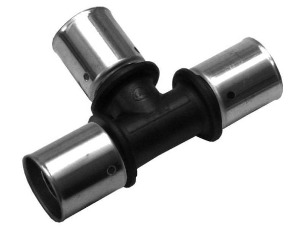 KAN-therm T-stykke PPSU med pressering 20x16x16 mm - K-900600