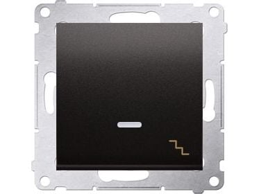 Kontakt-Simon DW6AL.01/48, Plast, Anthracit, IP20, IP44, 250 V, 16 A, 75 mm