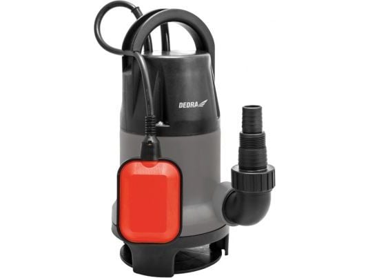 Dedra 900W nedsenkbar plastpumpe for rent og skittent vann (DED8843)