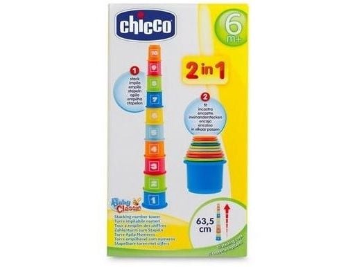 Chicco 7511000000, 0,5 vuosi/vuosia, Muovi, 10 kpl, 280 g