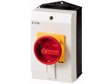Eaton P1-25/I2-SI, Roterande brytare, Grå, Röd, IP65