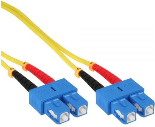 Inline fiberoptisk kabel Duplex, SC/SC, 9/125 µm, OS1, 15 m (82925D)