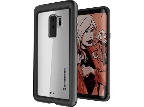 Ghostek Deklas Atomic Slim deksel til Samsung Galaxy S9 Plus, sort