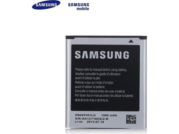 Samsung erstatningsbatteri EB425161LU for Trend S7560 / Ace 2 1500 mAh (OEM)