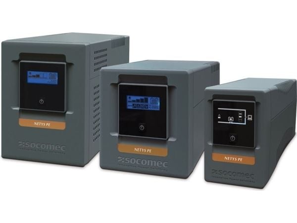 Socomec Netys PE 650 - UPS - AC 230 V - 360 watt - 650 VA - USB - utgangskontakter: 4