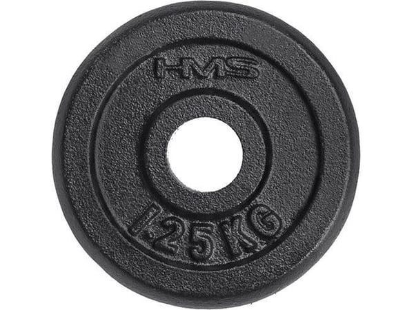 HMS vektplate svart 1,25 kg (17-61-001)