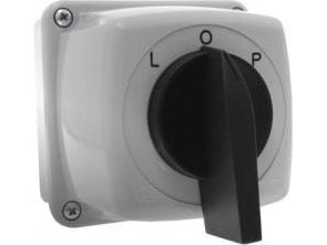 Elektromet L-0-P 40A 3P nokkakytkin IP65-kotelossa LUK 40-13 (924030)