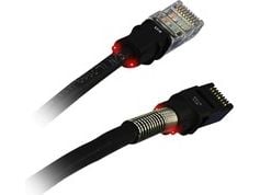 PatchSee PCI6Patch - Koblingskabel - RJ-45 (hann) til RJ-45 (hann) - 1.2 m - FTP - CAT 6a - med støvel, halogenfri - svart