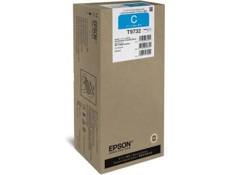 Epson T9732 - 192.4 ml - XL-størrelse - cyan - original - blekkpatron - for WorkForce Pro WF-C869R, WF-C869RD3TWFC, WF-C869RDTWF, WF-C869RDTWFC