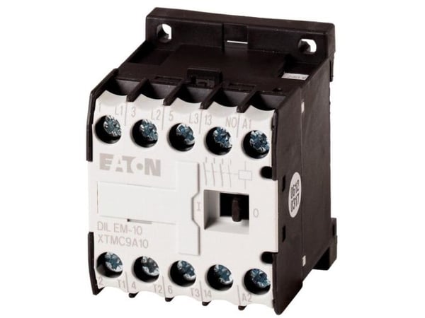 Eaton DILEM-10-G(24VDC), Kontaktor, Sort, Grå, Vekselstrøm, 45 mm, 52 mm, 58 mm