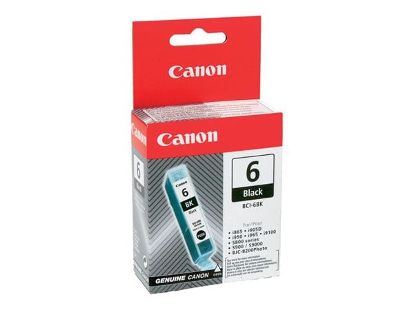 Canon BCI-6BK, Musta, Väriainepohjainen muste, 1 kpl