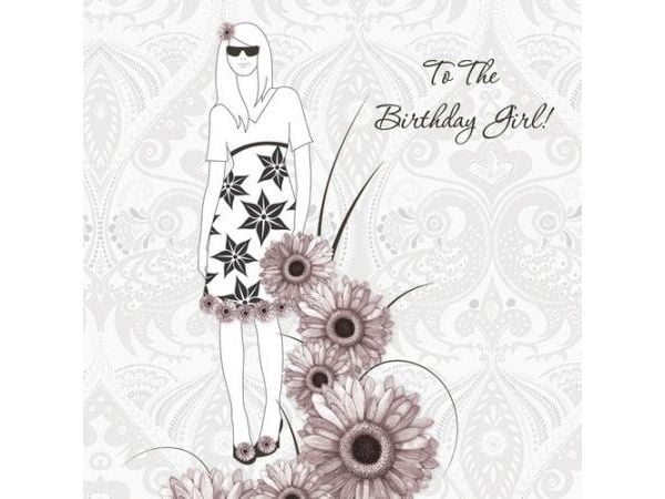 Swarovski square carnet CL0110 Birthday girls