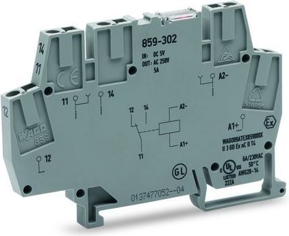 Wago 859-304, 6 mm, 91 mm, 56 mm