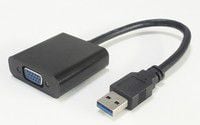 MicroConnect - Extern videoadapter - USB 3.0 - VGA - svart