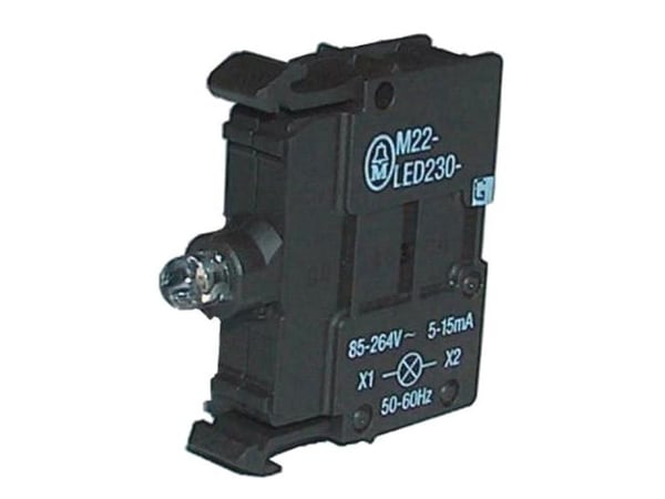 Eaton Lampefatning hvid - Fronm.M22-Led230-W