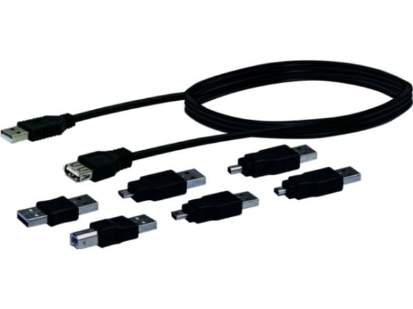 Schwaiger CAUSET531, USB A, USB A, USB 2.0, 480 Mbit/s, Lajittelu