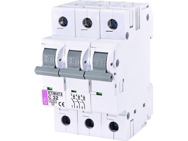 Eti-Polam Current circuit breaker 3P C 32A (002145519)