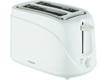 Orava HR-104, 2 skiver, Hvit, 650 W, 230 V, 50 Hz, 250 mm