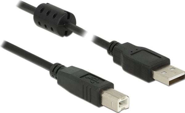 Delock - USB-kabel - USB (hann) til USB-type B (hann) - USB 2.0 - 1.5 m - svart