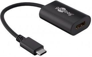 Goobay 38532, USB Type-C, HDMI-utgang, 3840 x 2160 piksler