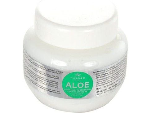 KALLOS Aloe Moisture Repair Shine Hair Mask With Aloe Vera Extract regenererende maske som gir glans med aloe vera ekstrakt til tørt og vått hår 275ml