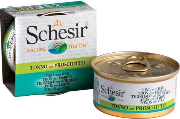 Schesir katt 70 g pose, tunfisk+skinke