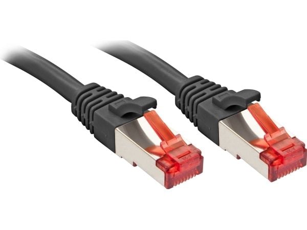 Lindy 47776, 0,5 m, Cat6, S/FTP (S-STP), RJ-45, RJ-45, Svart