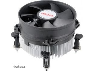 Akasa AK CCE-7104EP - Prosessorijäähdytin - (for: LGA775, LGA1156, LGA1155) - alumiini - 92 mm
